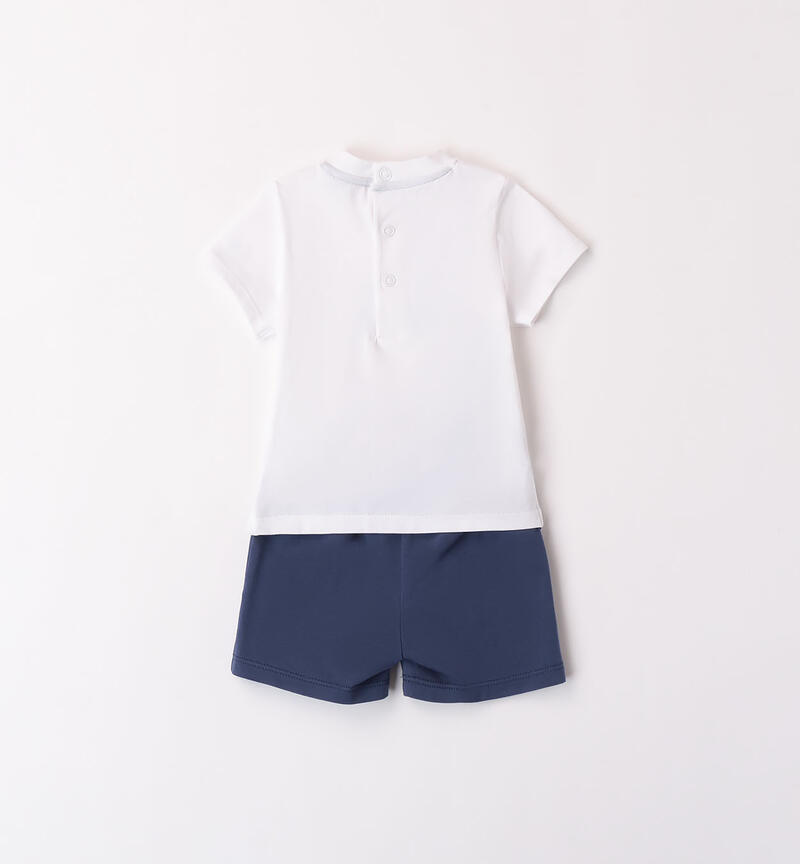 Boys' summer outfit BIANCO-0113