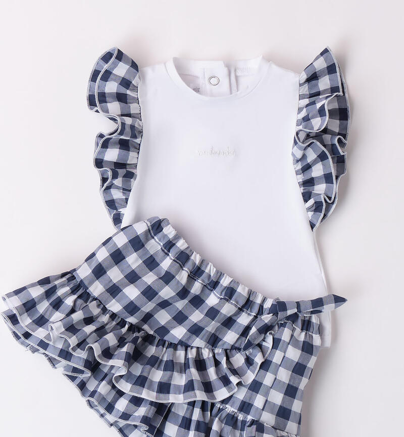 Completo bimba body e gonna NAVY-3854