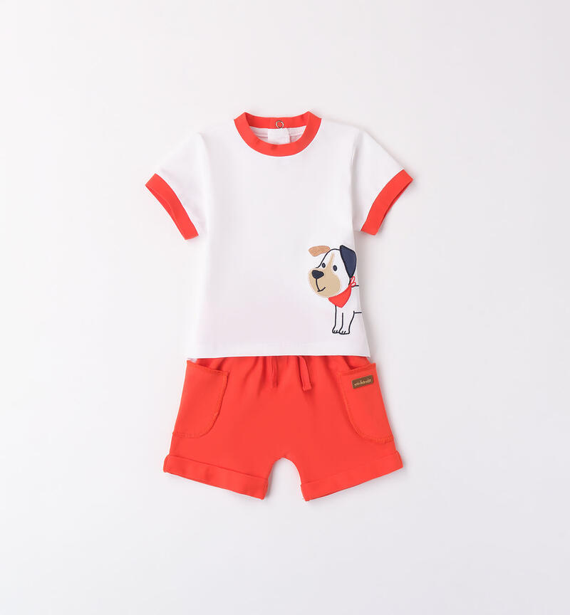 Boys' two-piece outfit BIANCO-0113