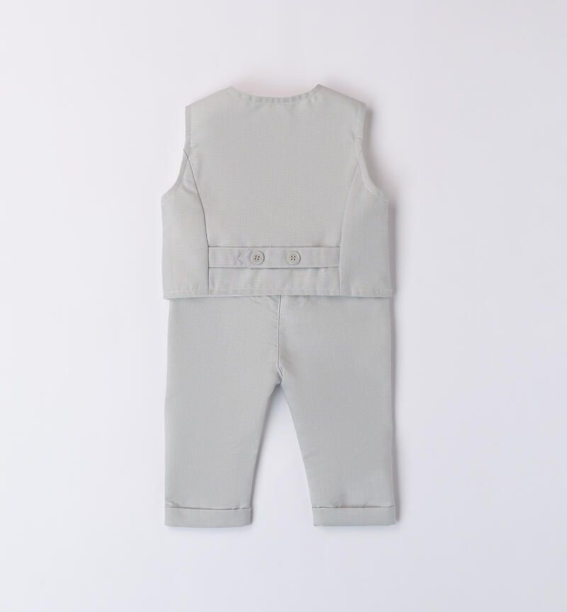 Boys' elegant outfit GRIGIO PERLA-0511