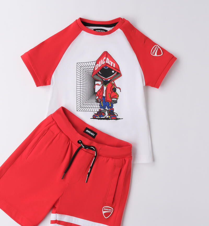 Ducati boys' outfit ROSSO-2236