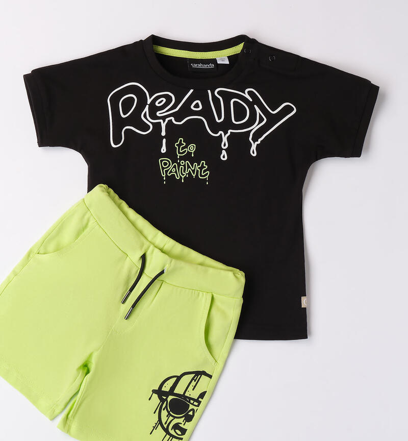 Boys' two-piece outfit NERO-0658