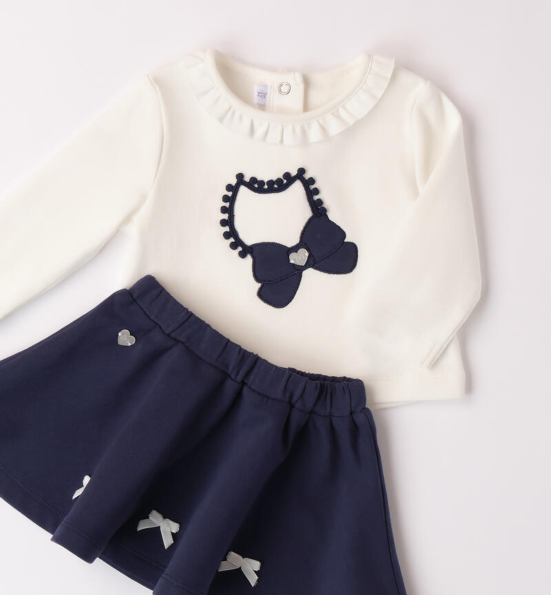 Two-piece outfit for baby girl PANNA-0112