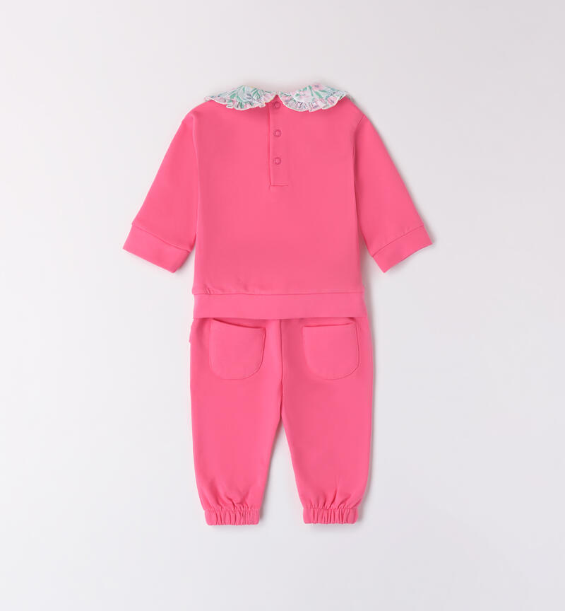 Completo due pezzi per bimba FUXIA-2431