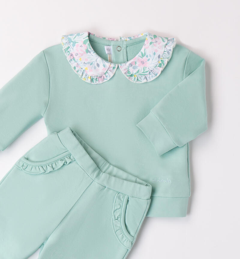 Girls' two-piece outfit TURCHESE-4144