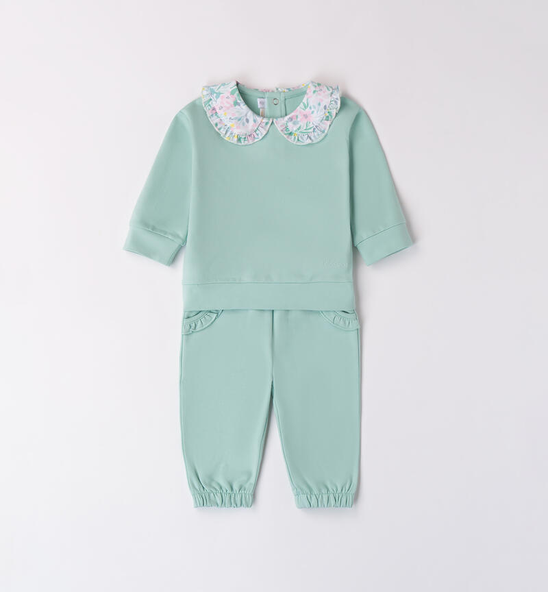 Girls' two-piece outfit TURCHESE-4144