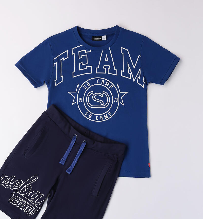 Boys' two-piece outfit BLU ROYAL-3764