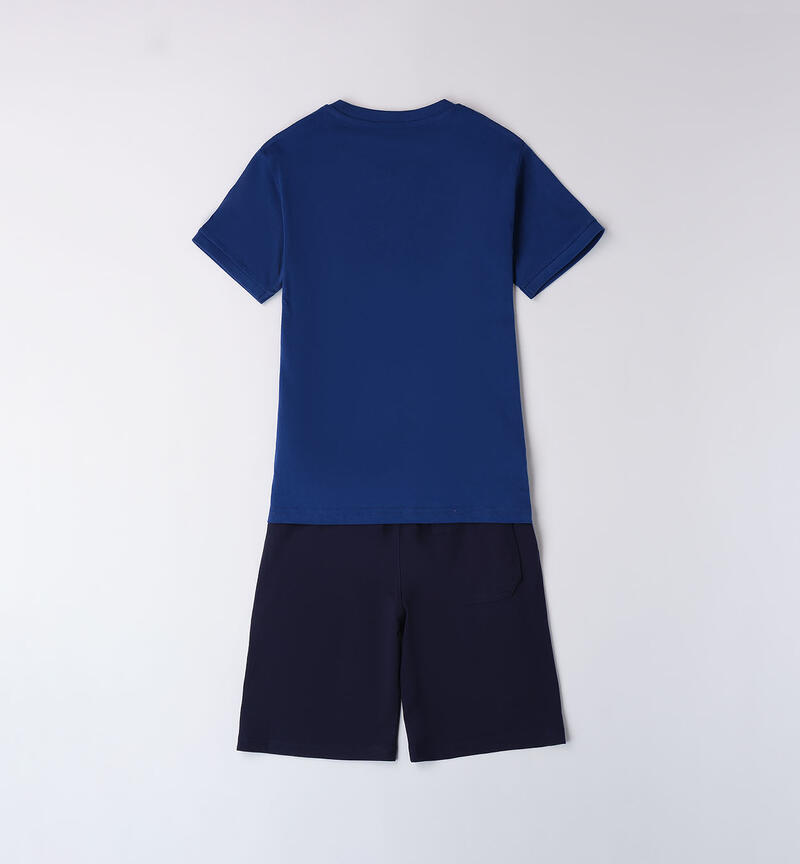 Boys' two-piece outfit BLU ROYAL-3764