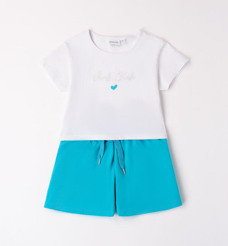 Sarabanda girls' two-piece outfit. DEEP SKY-4415