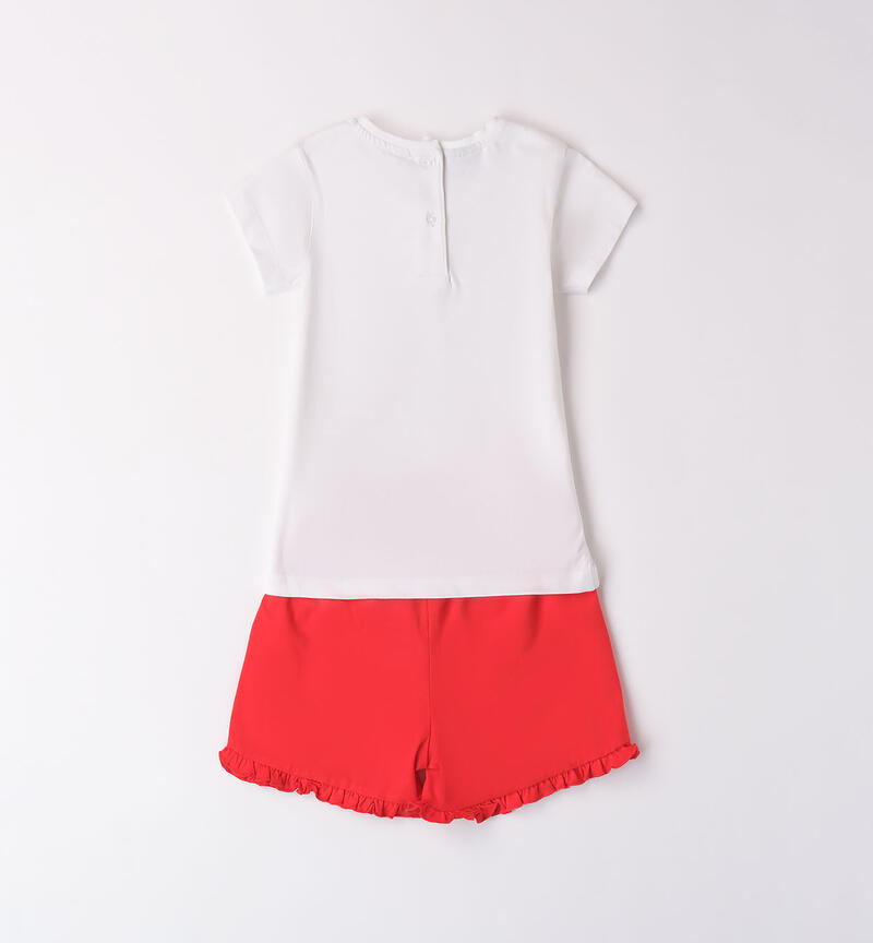 Girls' summer outfit ORANGE-2234