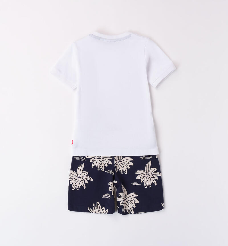 Boys' summer surf outfit  BIANCO-0113