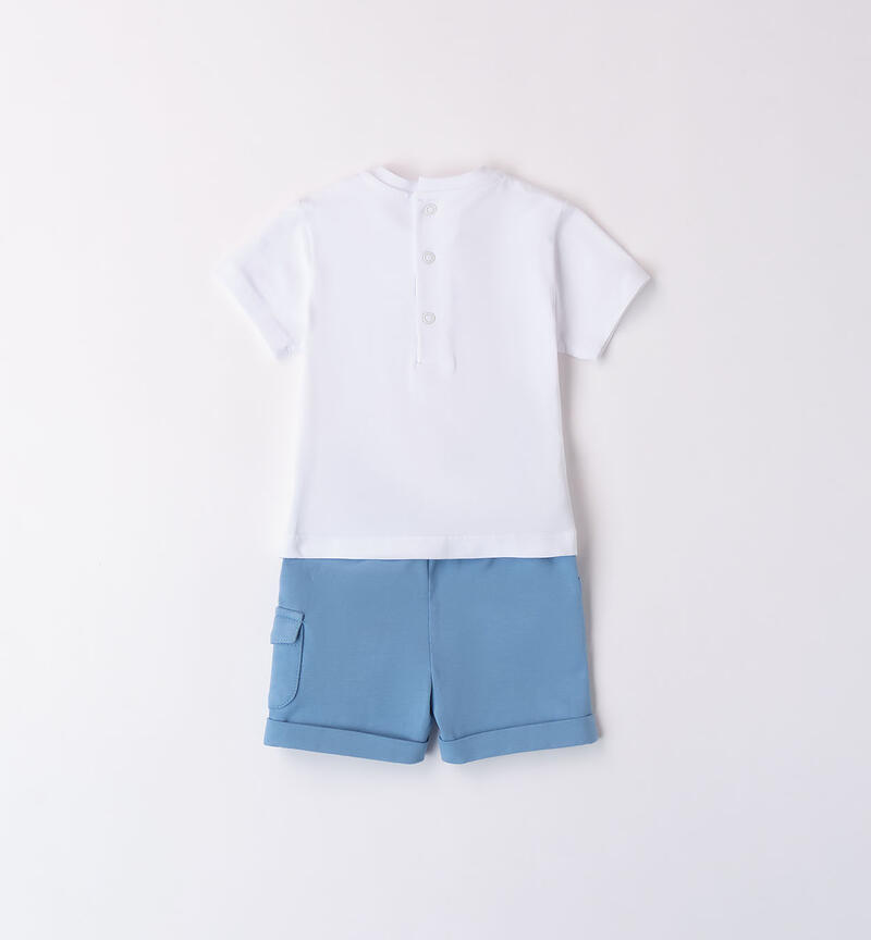 Boys' summer outfit BIANCO-0113