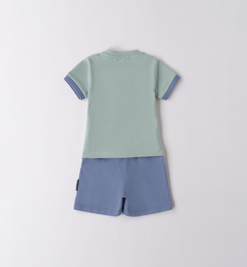 Baby boy summer outfit L.GREEN-4136