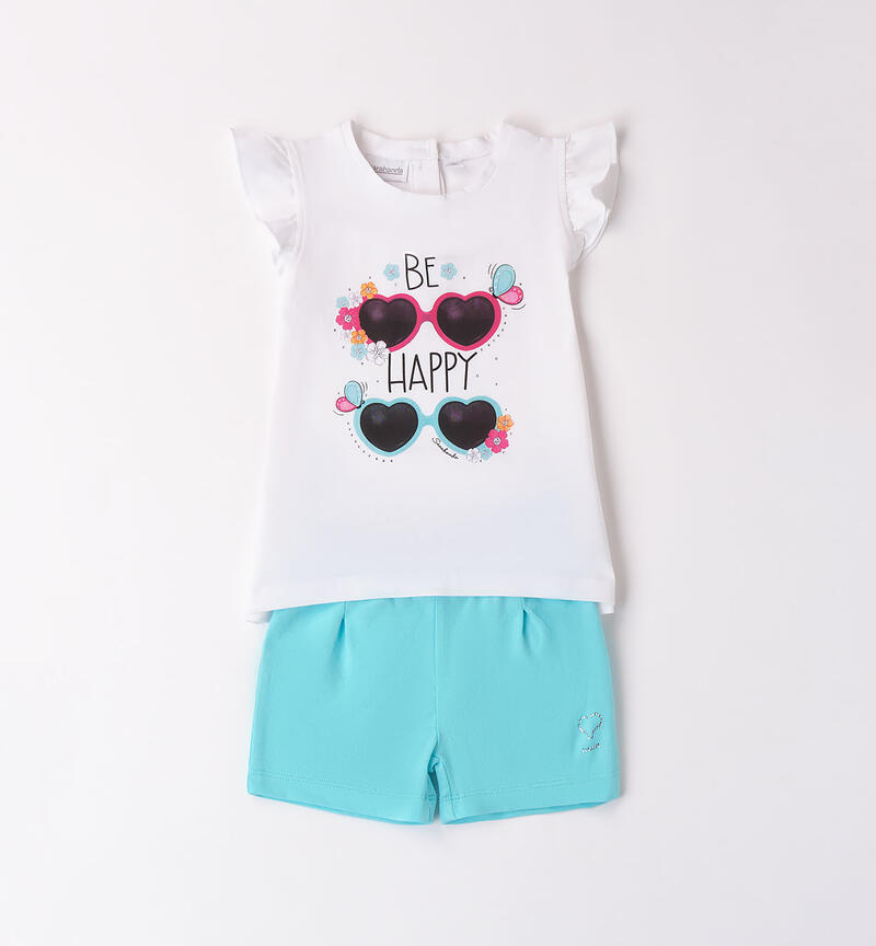 Girl's summer outfit  BIANCO-0113