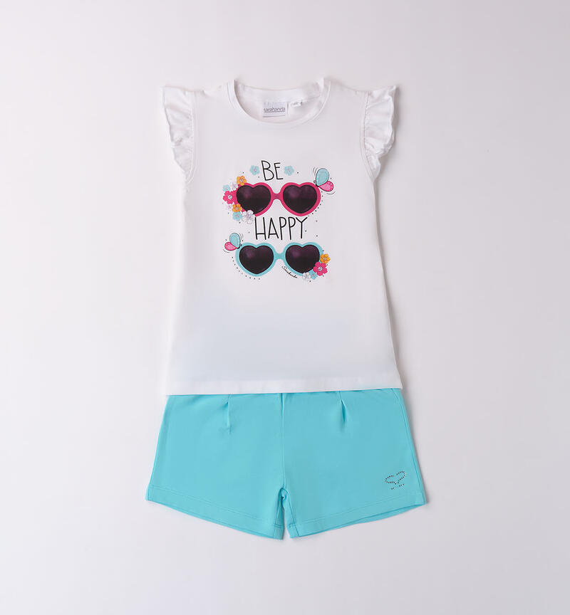 Girl's summer outfit  BIANCO-0113