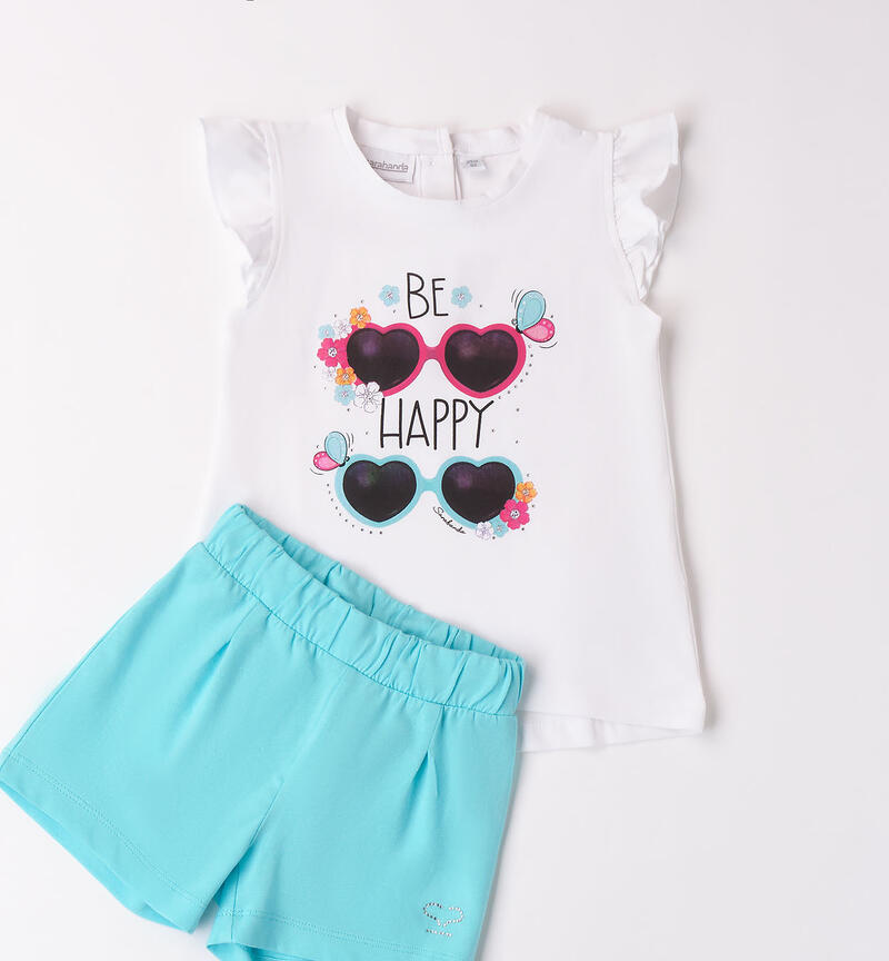 Girl's summer outfit  BIANCO-0113