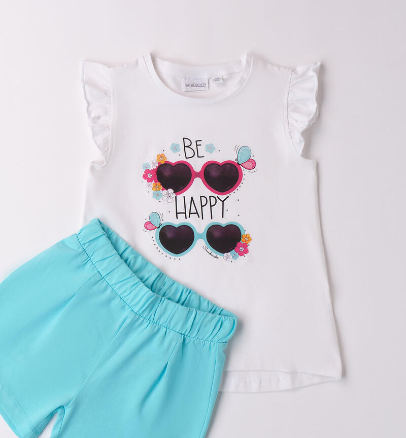 Girl's summer outfit  BIANCO-0113