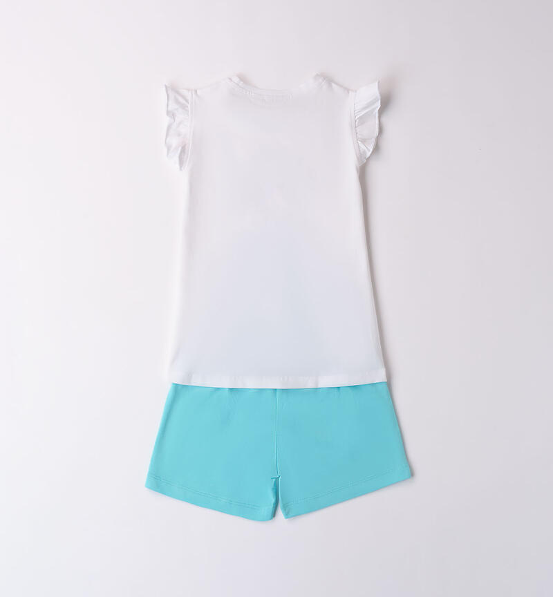 Girl's summer outfit  BIANCO-0113