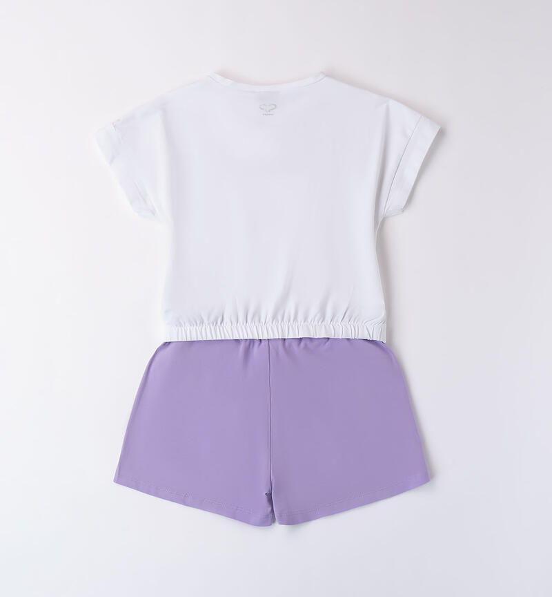 Girls' summer outfit GLICINE-3414