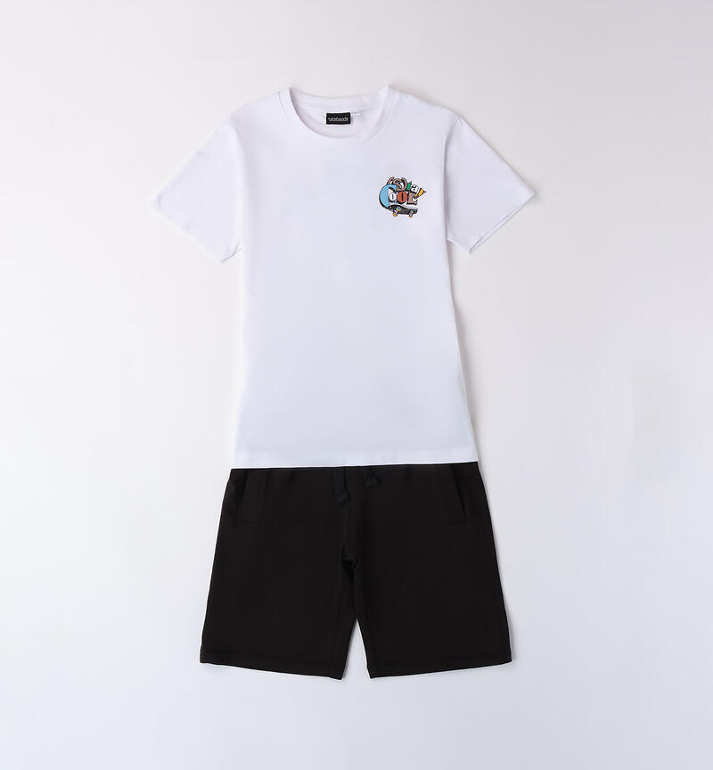 Boys' summer outfit BIANCO-0113