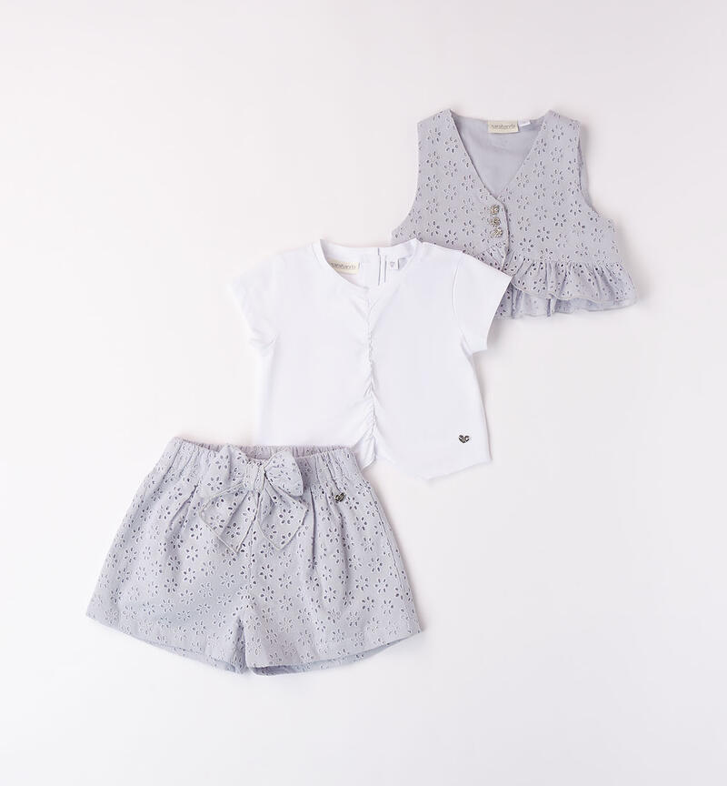 Girls' broderie anglaise outfit

 CELESTE-3613