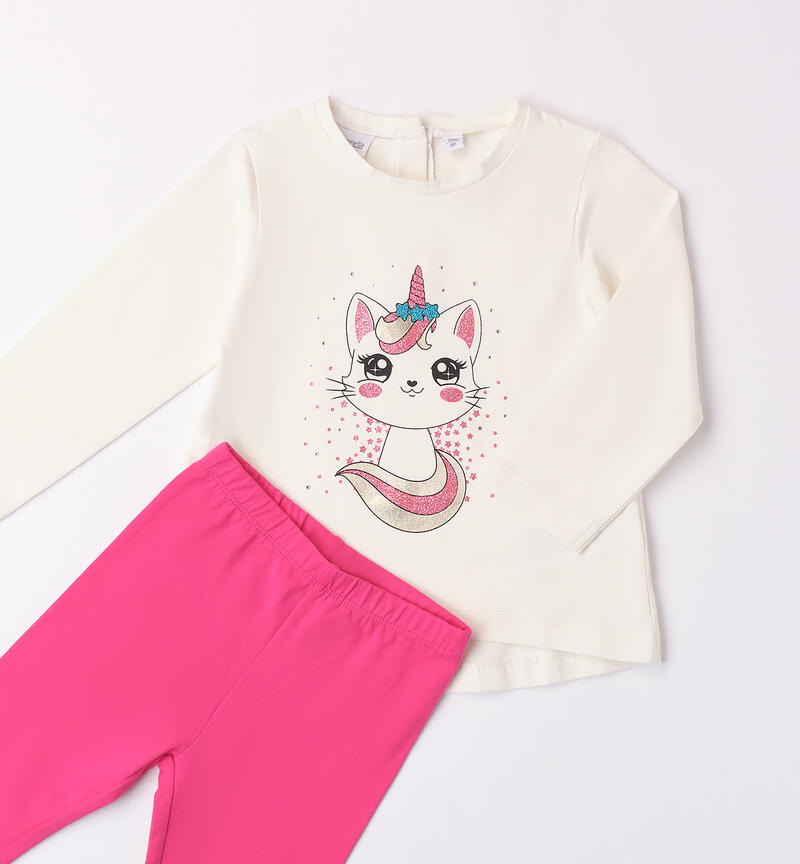 Unicorn outfit for girls (two-piece) PANNA-0112