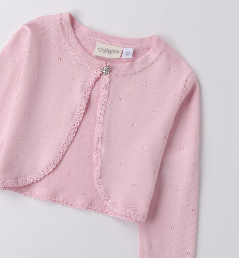 Girl's elegant sweatshirt ROSA-2762