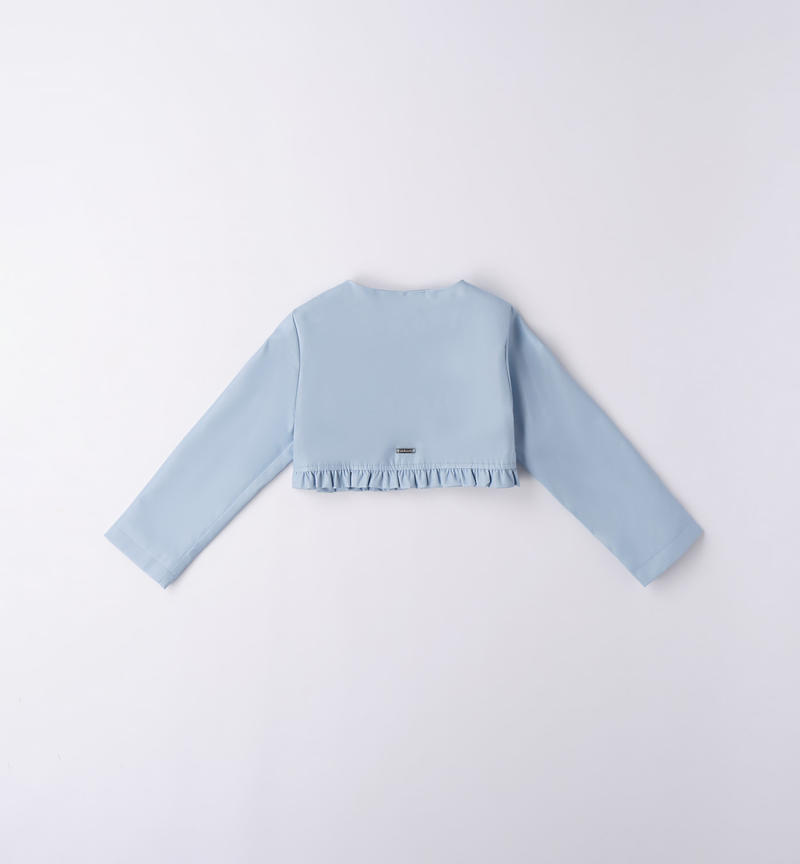 Elegante giacchetto corto per bambina da 9 mesi a 8 anni Sarabanda BLU-3632