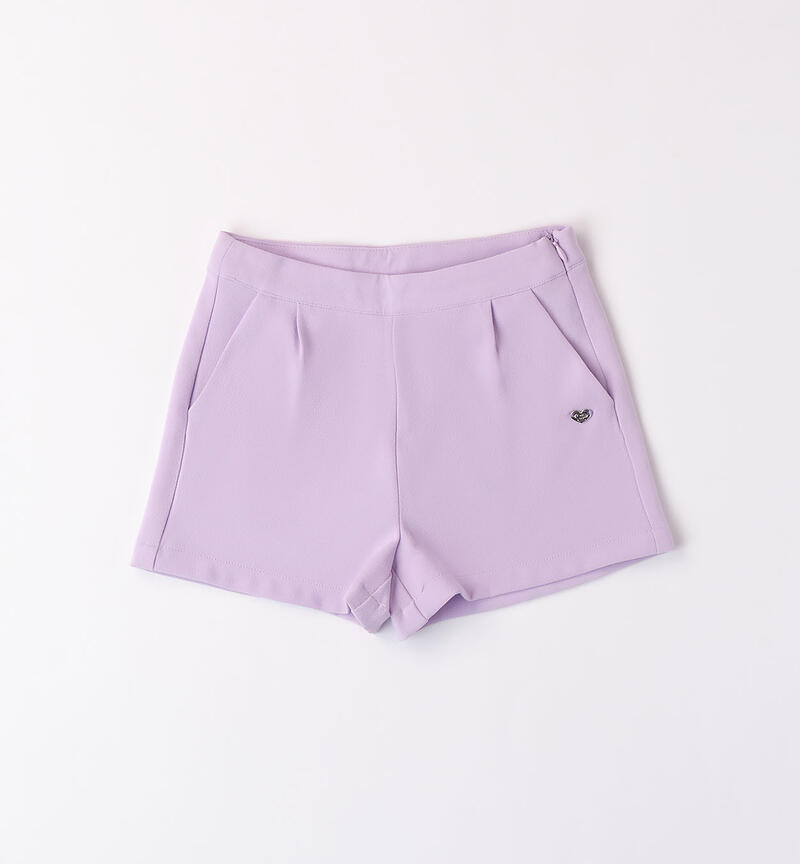 Elegante pantalone corto per bambina LILLA-3412