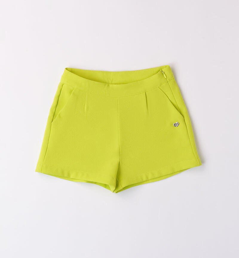 Girls' elegant shorts VERDE-5237