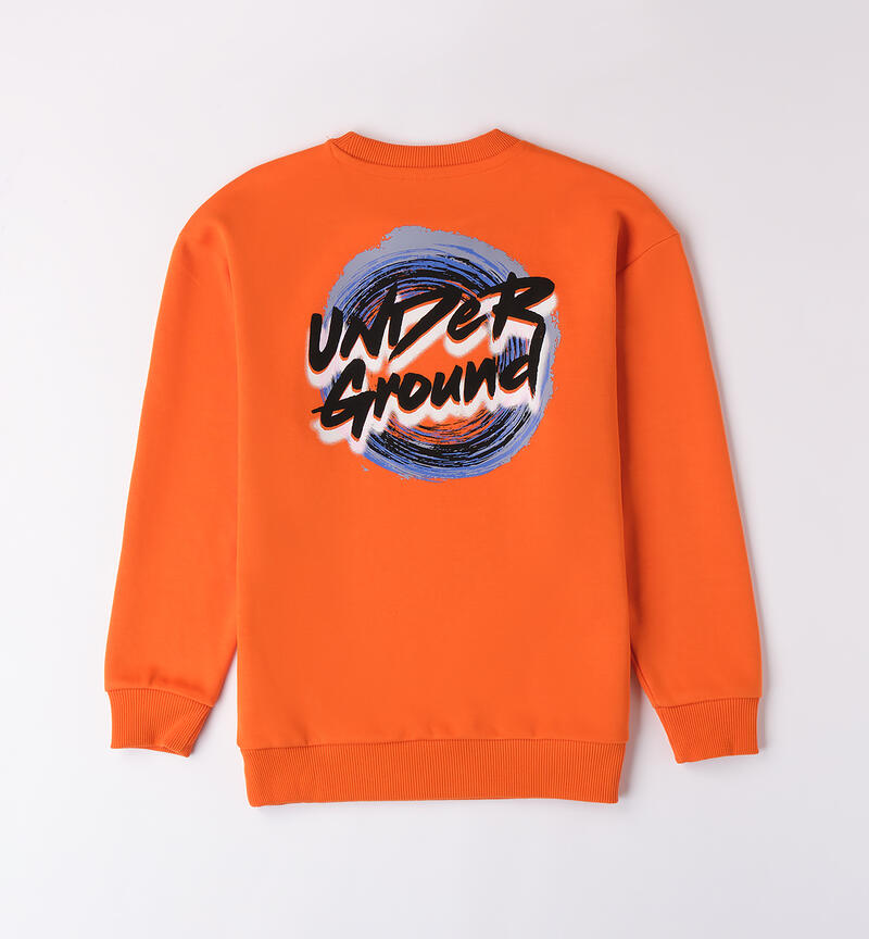 Orange sweatshirt for boys ORANGE-1827