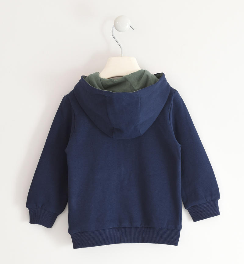 Felpa bambino con zip da 9 mesi a 8 anni Sarabanda NAVY-3854