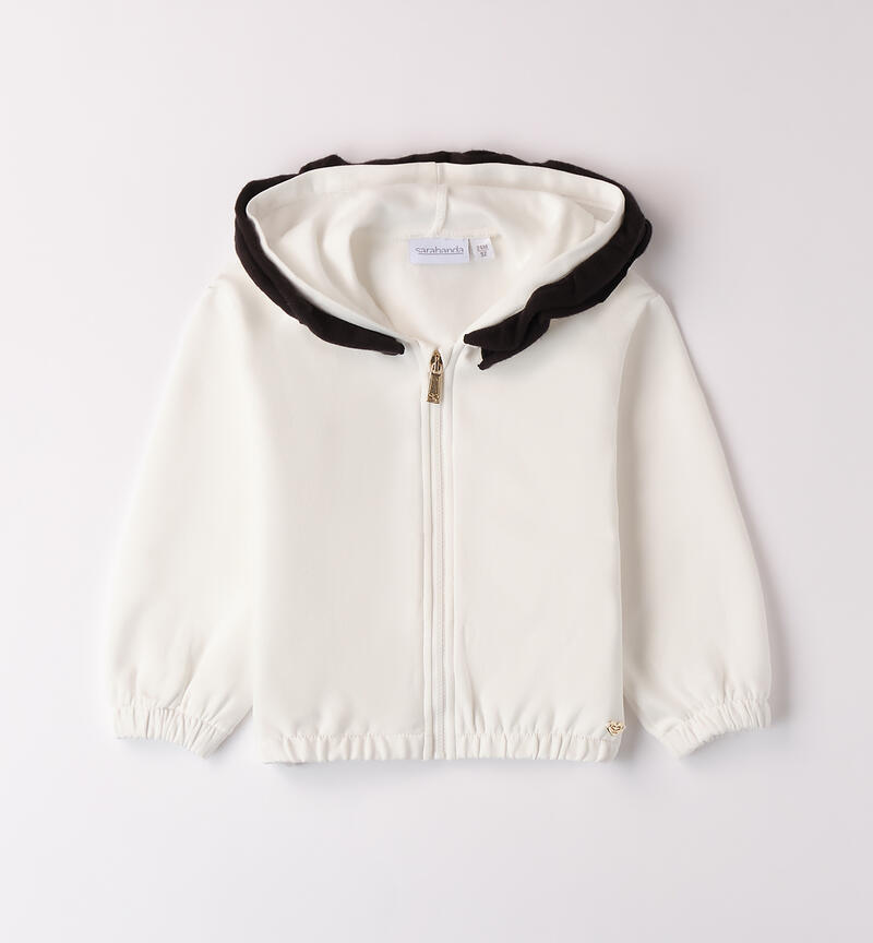 Hooded sweatshirt for girls PANNA-0112