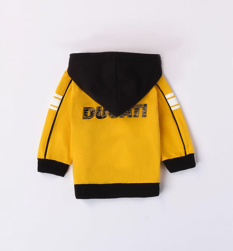 Felpa con cappuccio bimbo Ducati da 3 a 24 mesi  GIALLO-1615