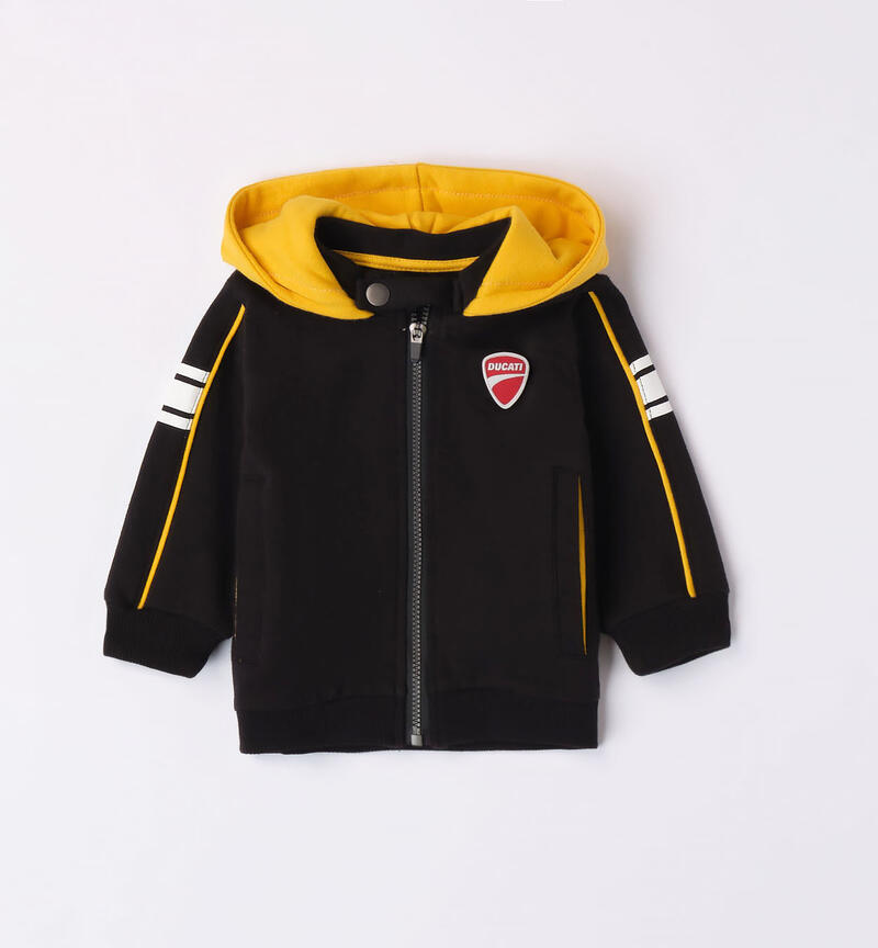 Felpa con cappuccio bimbo Ducati da 3 a 24 mesi  NERO-0658