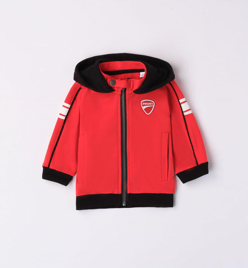 Felpa con cappuccio bimbo Ducati da 3 a 24 mesi  ROSSO-2236