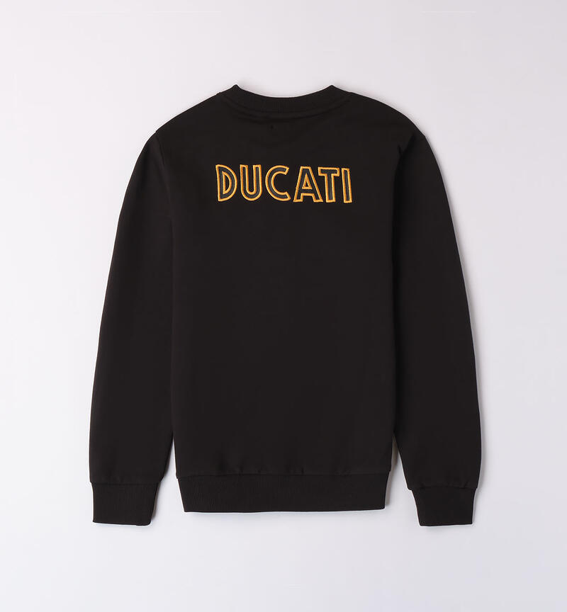 Sweatshirt with Ducati patch for boys NERO-0658
