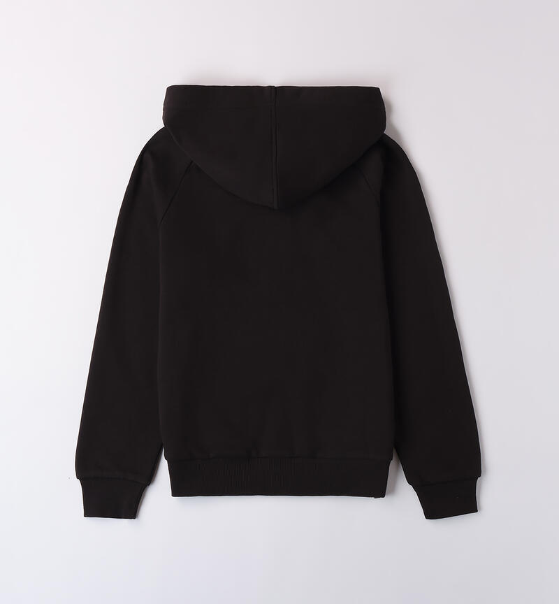 Zip-up sweatshirt for boys NERO-0658