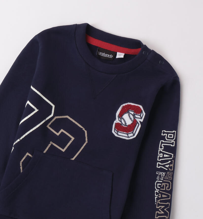 100% cotton sweatshirt for boys NAVY-3854