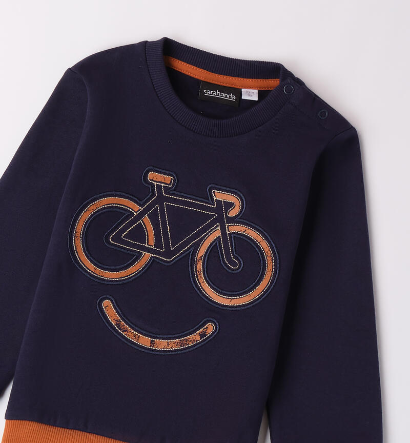 Sarabanda sweatshirt for boys NAVY-3854