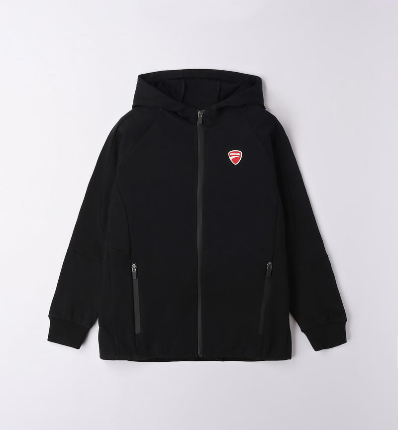 Felpa Ducati 100% cotone bambino da 3 a 16 anni NERO-0658