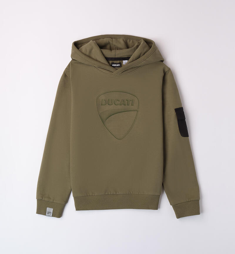 Ducati Child's Sweatshirt VERDE SALVIA-4951