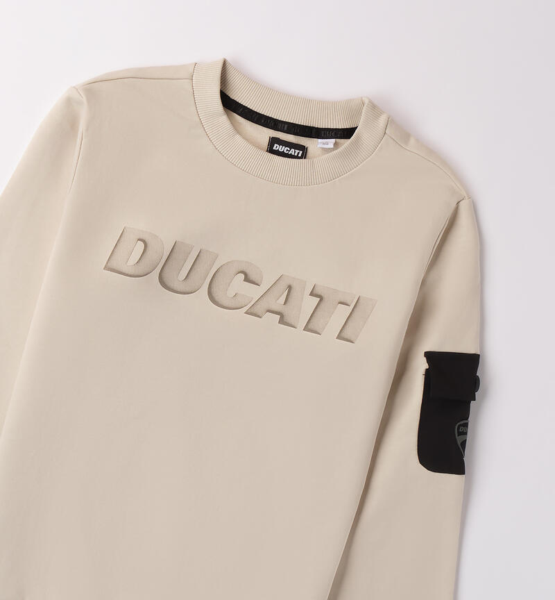 Ducati Sweatshirt for Child BEIGE-0421