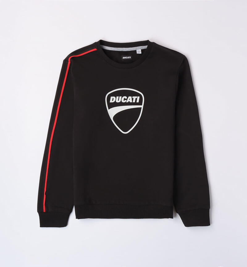 Felpa Ducati ragazzo da 3 a 16 anni NERO-0658