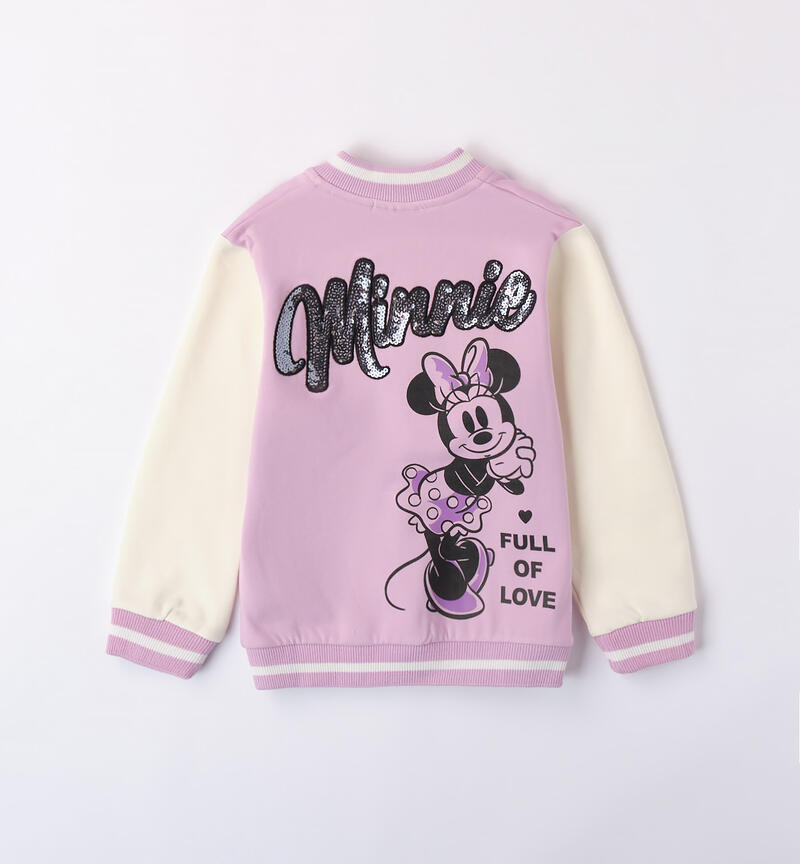 Sarabanda Minnie sweatshirt for girls from 3 to 8 years ORCHIDEA-3322