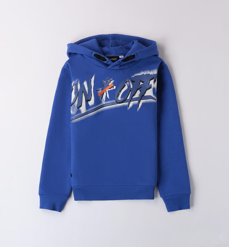 Hooded sweatshirt for boys BLUEBERRY-3751