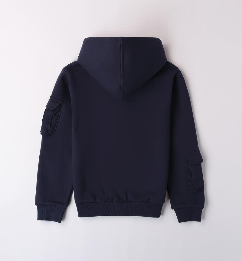 Hooded sweatshirt for boys NAVY-3854