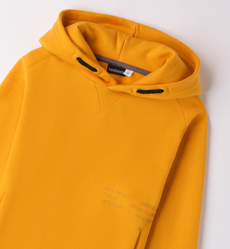 Mustard sweatshirt for boys SENAPE-1643