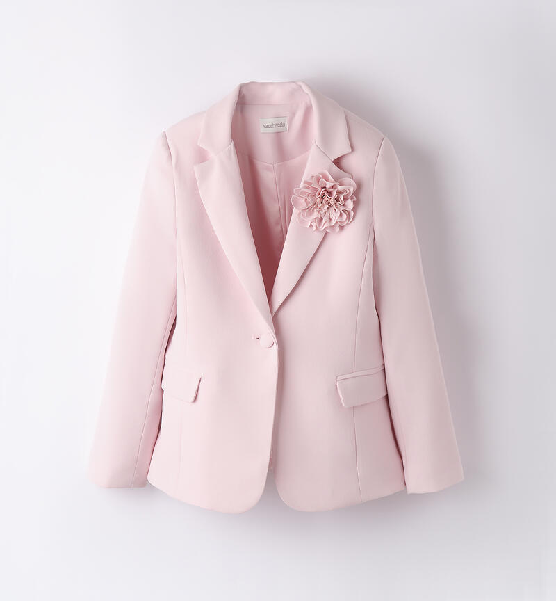 Girl's elegant jacket PINK-2714