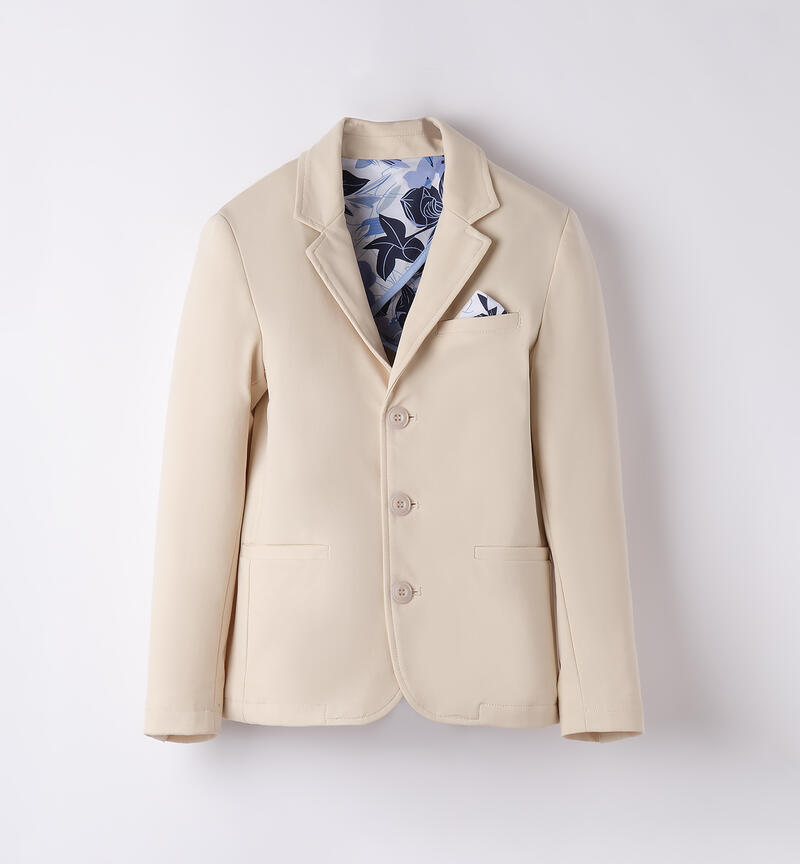 Boys' ceremony jacket ECRU'-0432